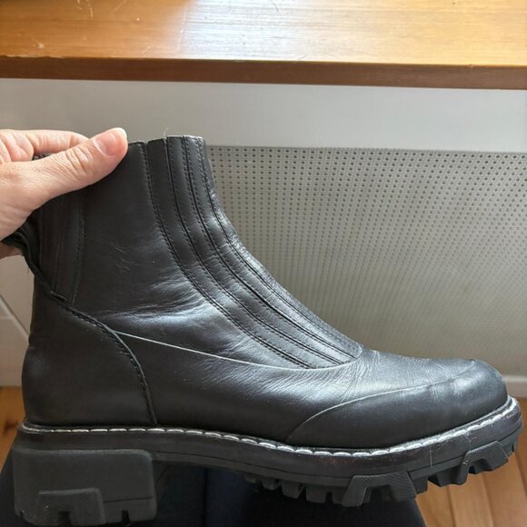 Rag and Bone Shawn Chelsea Boot / Black Combat Boots - Picture 2 of 6